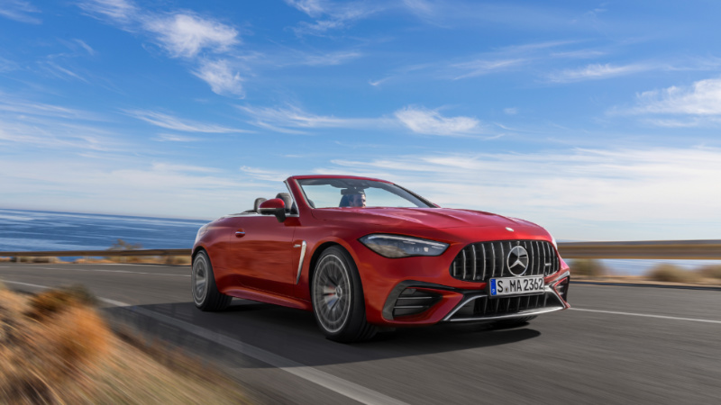 Mercedes-AMG CLE 53 2025: Hafif hibrit kumaş tavanla birleşiyor