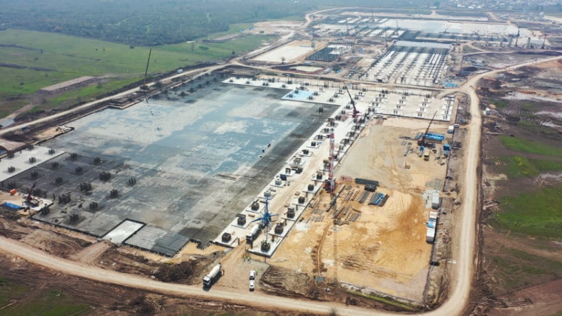 TOGG fabrika inşaatından canlı yayın başladı