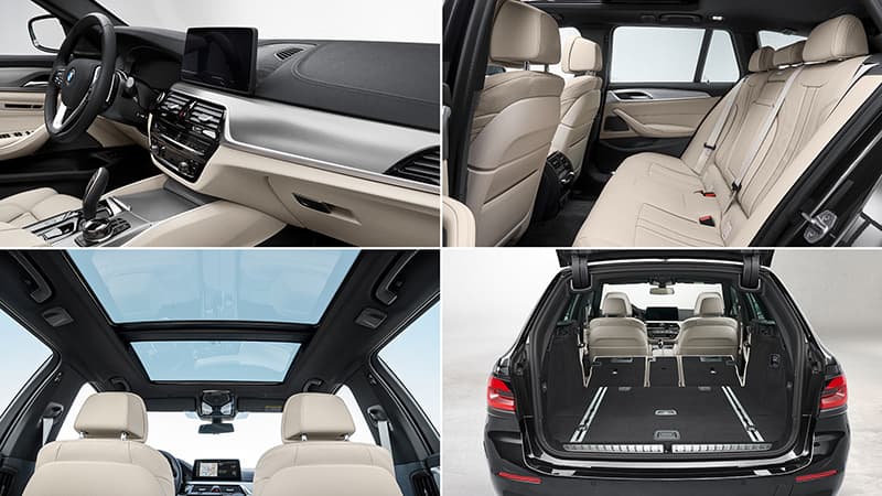 BMW 5 Serisi Touring kabin ve teknoloji detayları