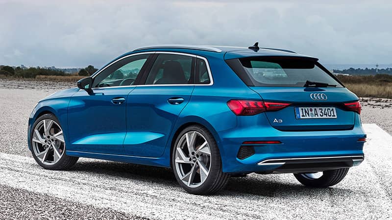 Audi A3 Sportback arka 3/4