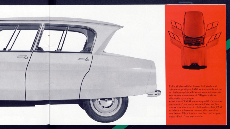 Citroen Ami 6'nın Z-Line arka camı
