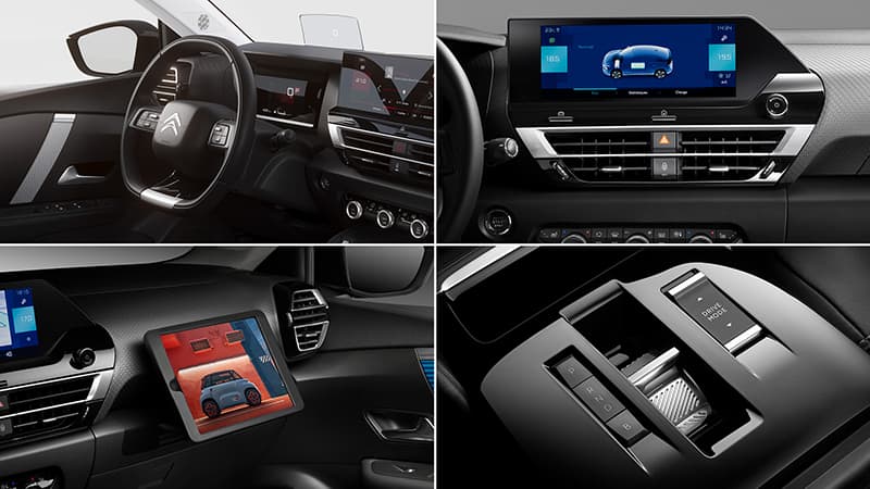 Citroen C4 2020'nin kabin detayları da dışıyla uyumlu
