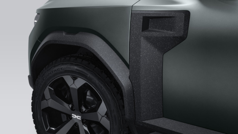 Dacia Bigster'ın geri dönüştürülmüş koruma plastikleri