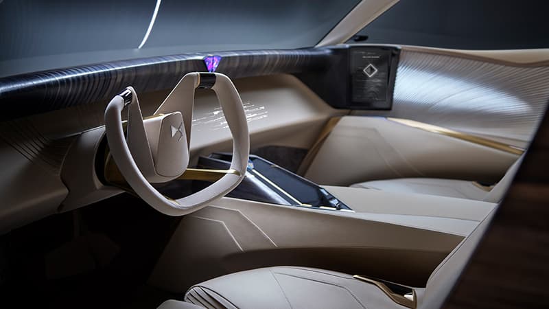DS Aero Sport sadece köşelerdeki iki kontrol ekranıyla yetinmiş