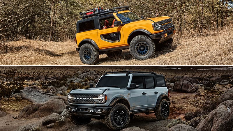 Ford Bronco ve Ford Bronco Sport