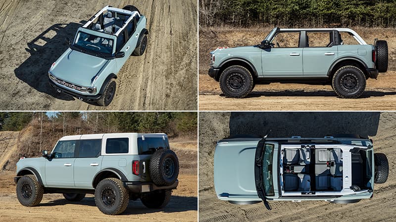 Ford Bronco - Wrangler Rubicon: Tesadüfün zarifliğine bakar mısınız!