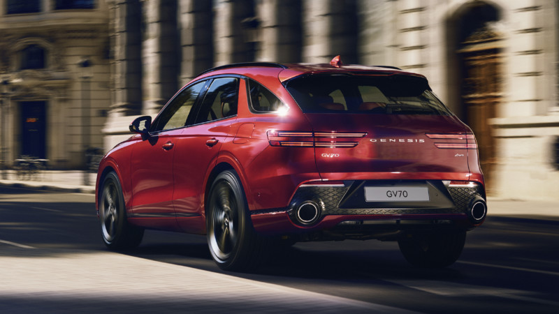 Genesis GV70 Avrupa yollarında