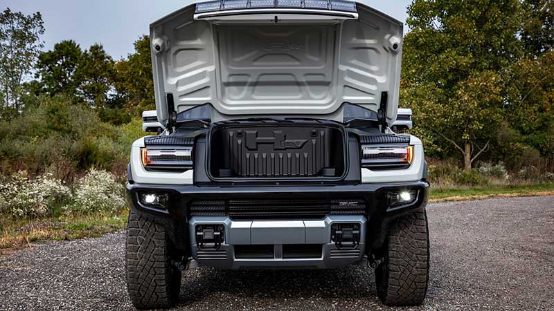 Hummer EV, CrabWalk dört tekerleği yönlendirme sistemini standart sunuluyor_arabazzi.com