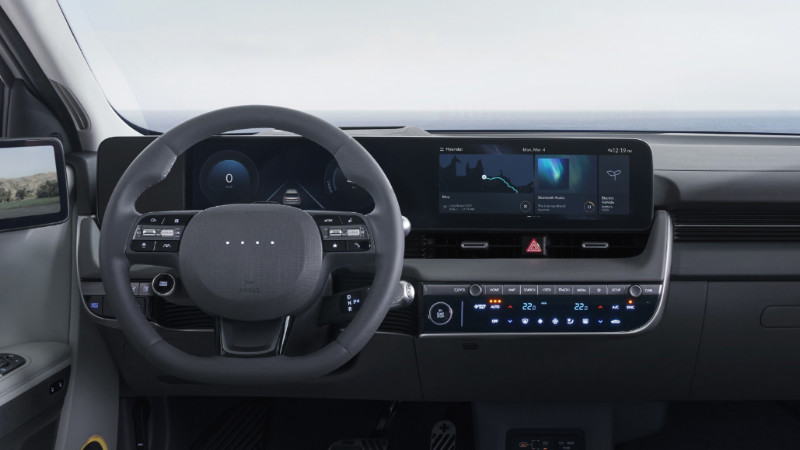 Hyundai Ioniq 5'in modern kokpiti