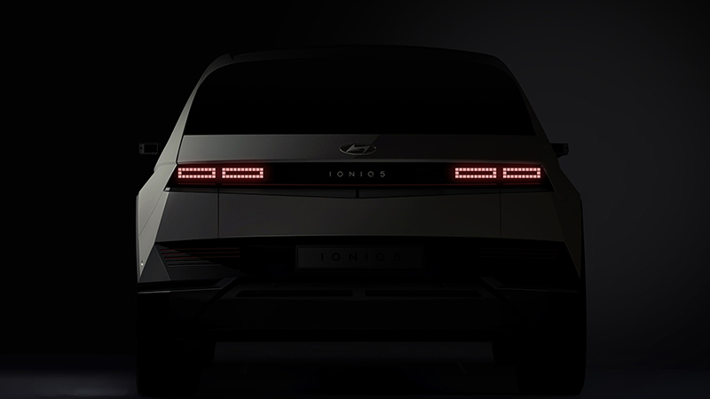Ioniq 5 pixel light aydınlatma sistemine sahip