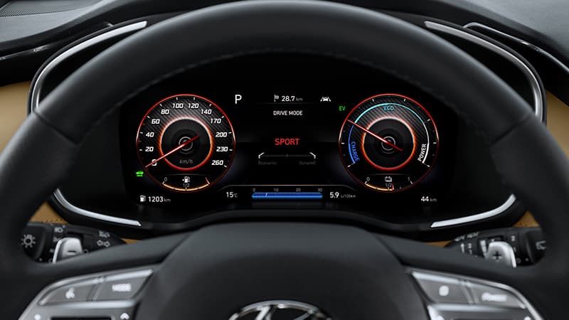 Yeni 1.6 T-GDi hibrit motor Santa Fe'nin elini çok güçlendirdi 