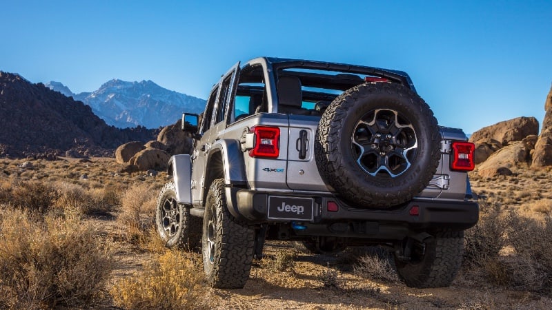 Jeep Wrangler 4xe hibrit motorun arazide de iyi iş gördüğünün kanıtı