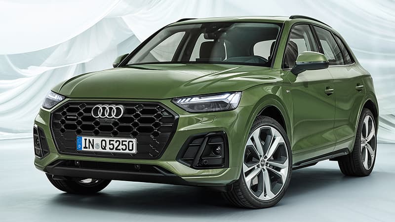 Audi Q5 2020'ye yeni far optikleri ve yeni ön ızgarayla dinamik bir imza atıyor