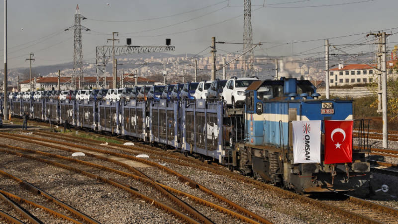OMSAN Lojistik, Marmaray'la Avrupa’dan Asya’ya ilk otomobil taşımacılığını gerçekleştirdi