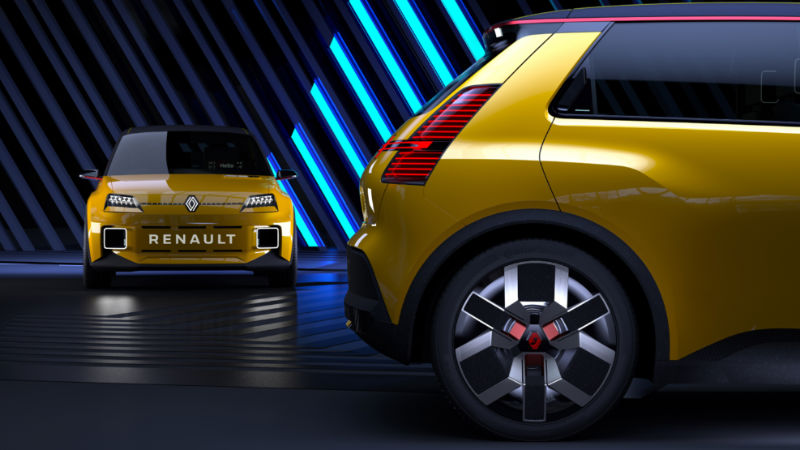 Renault 5 prototype "Renaulution"un bayraktarı