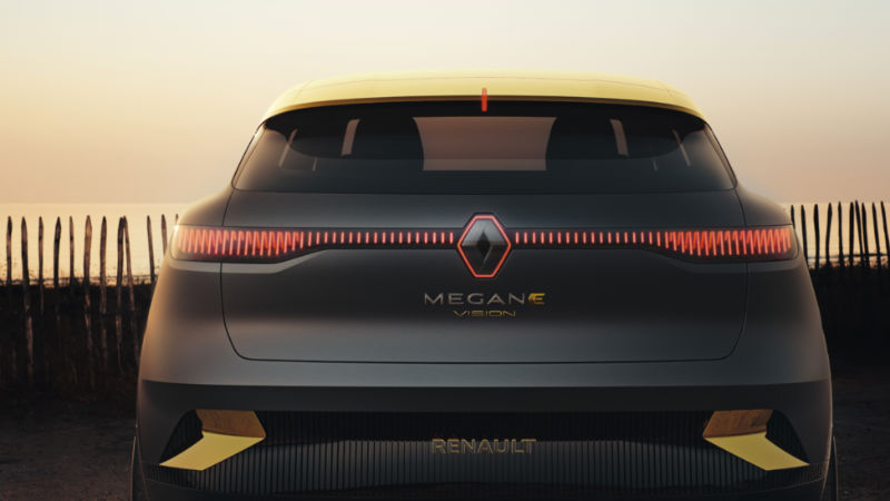 Megane eVision Renault'nun elektrikli hatchback konsepti_arabazzi.com