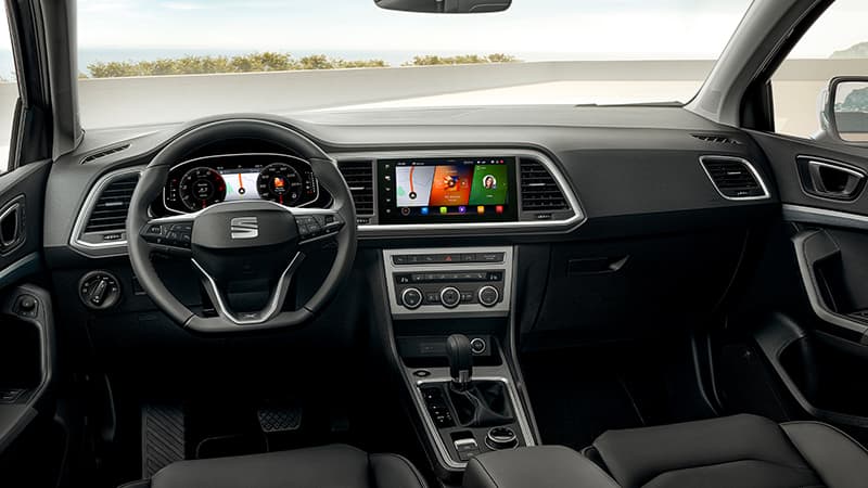 2020 Seat Ateca'nın kokpiti daha çok teknolojide yenilenmiş