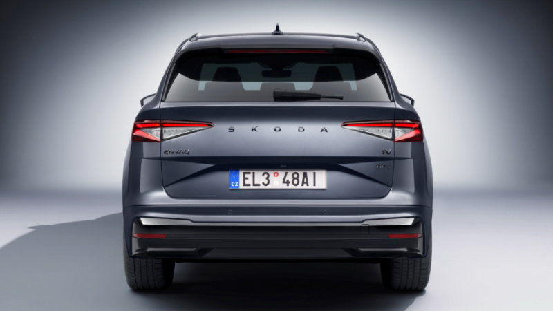 Skoda Enyaq iV Sportline elektrikli SUV'un sportif görünümlüsü