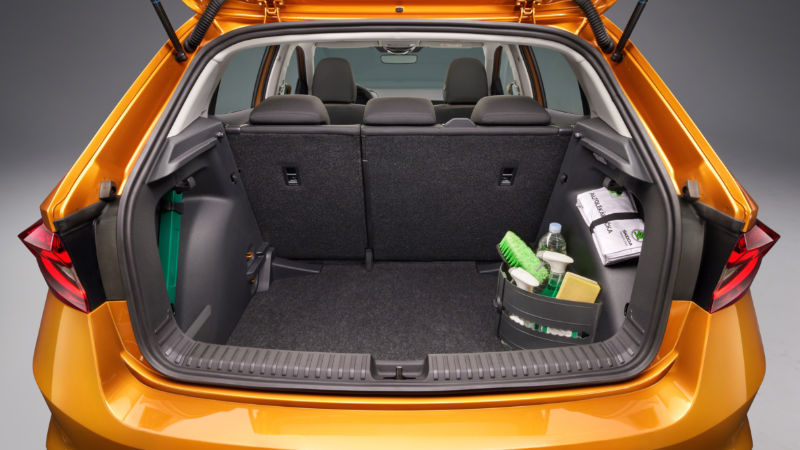 Skoda Fabia'nın dev bagajı