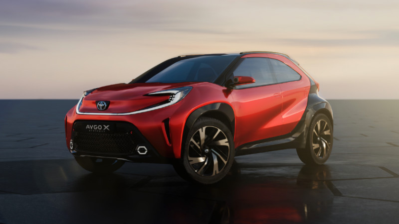 Toyota Aygo X minik bir SUV tasarımına sahip