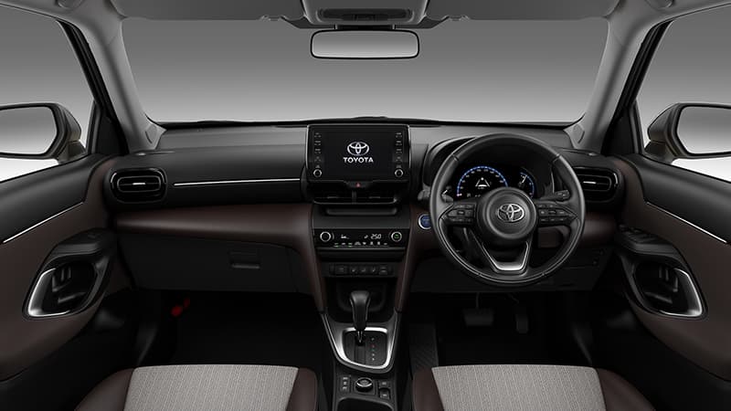 Toyota Yaris Cross kabinde tipik bir Toyota