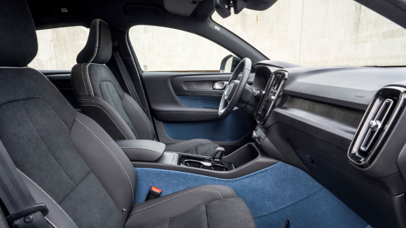 Volvo C40 recharge iç mekânı