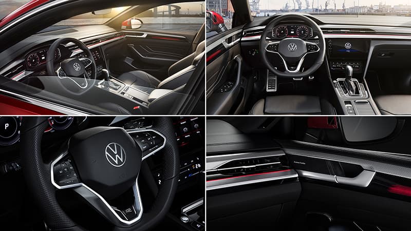 VW Arteon 2020 kokpitte hafif makyaj geçirmiş