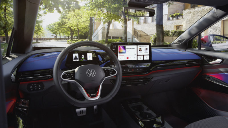 VW ID.4'ün kokpit tasarımı